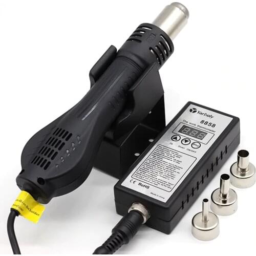 8858 Heat Gun Hot Air Hair Dryer Soldering Hairdryer Gun BGA Rework Solder Station Blower Desoldering Repair Tool vs 858D 8586