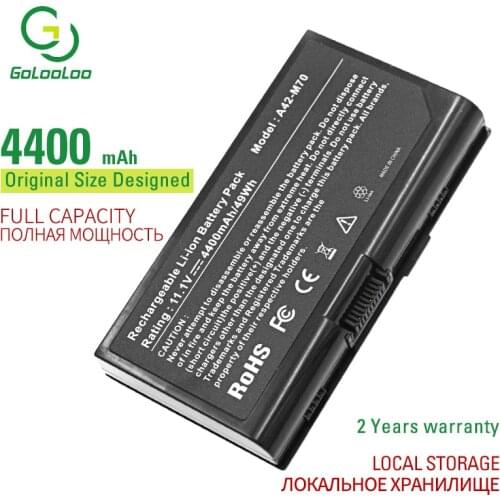 Golooloo 6 cells laptop battery for Asus F70 G71 G72 M70 N70 N90 X71 DHS500 L0690L6 A32-N70 A41-M70 A42-M70 07G0165A1875