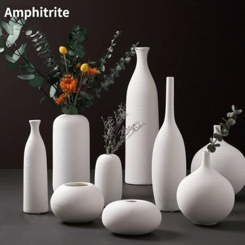 Amphitrite Ceramic Flower Vases