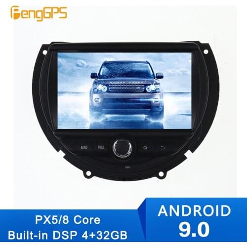 Android 9.0 Car Radio DVD Player GPS For MINI Cooper 2014 2015 2016 2017 2018 2019 Stereo Audio Satnav Multimedia Map