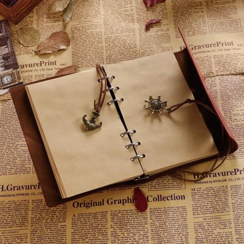 Loose-leaf Notebook A5 A6 A7 Inner Core Kraft Paper Blank Inner Page Replacement Notepad Paper School Stationery Office Supplie