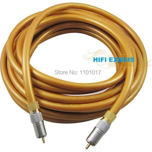 HIFI EXQUIS CS161 Digital/Analog Coaxial RCA Cable for also Bass Signal Transmission