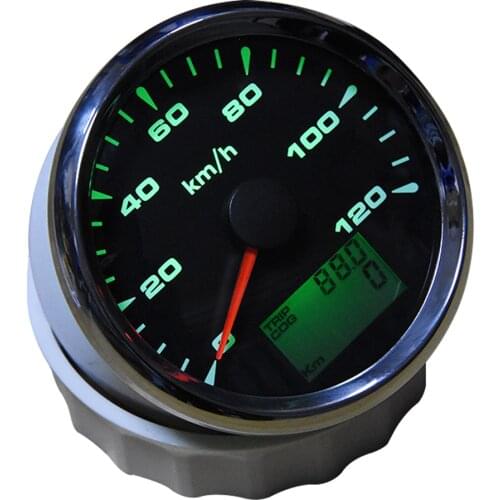 Digital odometer gps Speedometer motor 85mm 7 Colors 120km/h car accessories gauge boat motorcycle auto velocimetros autos