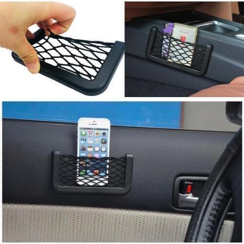 2021 Car Net Bag Phone Holder Storage Pocket Organizer Car Mesh Net Holder Pocket Mazda 2 3 5 6 CX-5 CX-7 CX-9 Atenza Axela