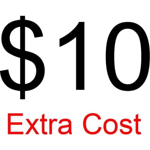 10 USD Supplementary Order Fees for Order of Customized Glasses, Prescription lenses, and Glasses Accessories