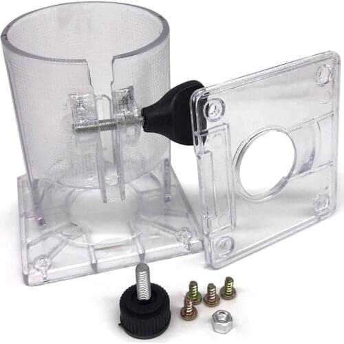 Woodworking Trimmer Router Transparent Plastic Base Power Tool Protective Accessory Trimmer Hard Base