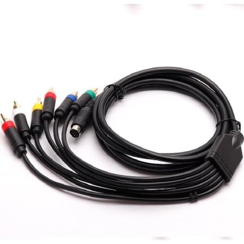 RGBS Colour Monitoring Cable RGB+Sync Video and Audio Cable for SEGA Saturn