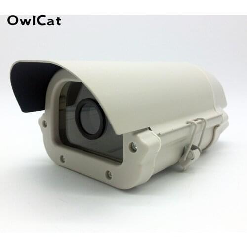 6inch CCTV Security Surveillance Camera Box Housing Outdoor Case Waterproof Enclosure Aluminium Alloy Cover with lens cutout