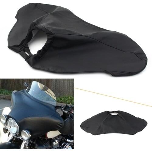Motorcycle Leather Fairing Cover for Harley Davidson FLHT FLHX Trike Models 1996-2005 2006 2007 2008 2009 2010 2011 2012 2013