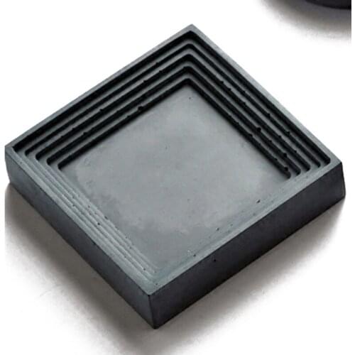 Small Concrete Desktop Placement Pallet Mold Handmade Pot Tray Mould Diy Cement Silicone Molds