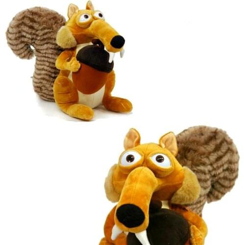 Cute Squirrel Stuffed Doll Soft Plush Animal Toys for Baby Children Gifts Ice Age 3 SCRAT Squirrel