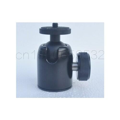 Mini 360 Rotation Swivel desktop Ball Head 1/4" 3/8" Mount table Tripod Ball Head Tripe for Canon Camera vidicon Flash