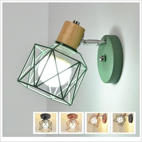 Nordic style of Modern LED Wall Lights wooden bedside wall lamp wall sconce modern Ceiling lamp indoor for kitchen bedroom