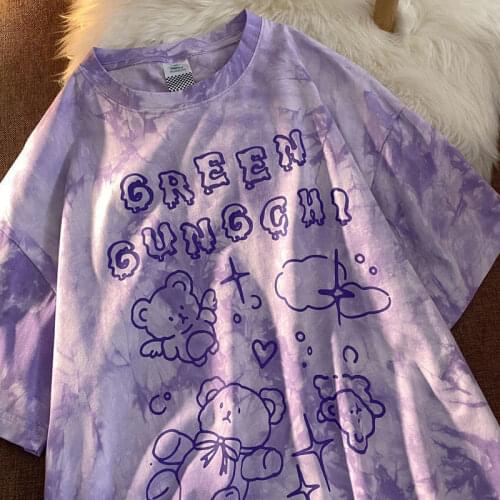 New for 2021 Cool fashion t shirt for men and women Brar print Tees t shirt summer short sleeve shirts Female Male Tie dye tops