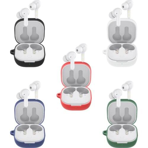 New Portable Shockproof Soft Silicone Bluetooth-compatible Earphones Protective Case Comipable With QCY T13 Earbuds