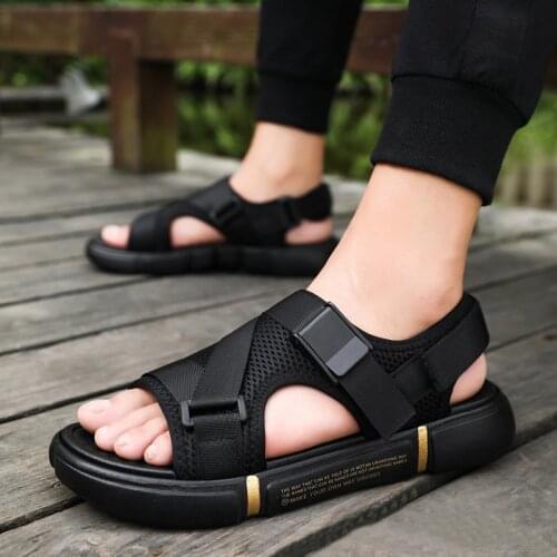 Hot Men Sandals Anti-slip Breathable Open Toe Casual for Summer Beach Outdoor