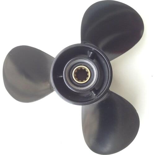 9.7x9 for Tohatsu 25-30hp propellers marine boat yacht boat accessories marine aluminium propellers 10 teeth