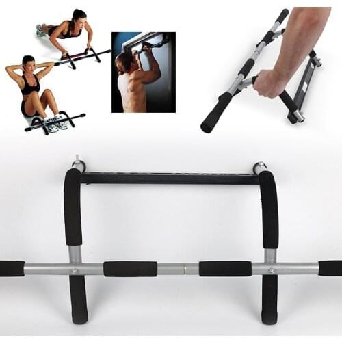 Adjustable Horizontal Bar Indoor Pull Up Bar Doorway Bar Workout Bar Home Training Exercise Fitness Sit-ups Equipments HWC