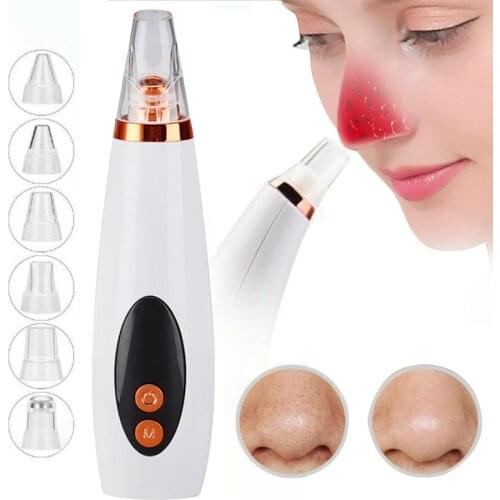 Blackhead Remover Face Pore Vacuum Skin Care USB Rechargeable Acne Pore Cleaner Pimple Removal Vacuum Suction Facial Tools