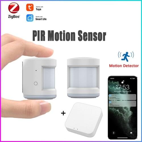 ZigBee3.0 Tuya Smart Wifi Human Body Sensor Security Home Alarm System Mini PIR Motion Detector Smart Life/tuya App Control