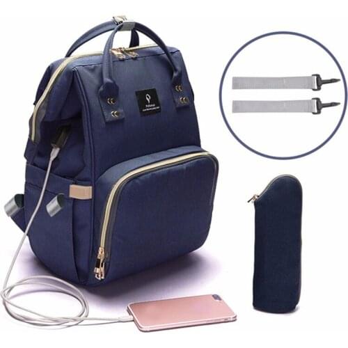 Baby Diaper Bag With USB Waterproof Nappy Bag For Mummy Maternity Travel Backpack Nursing Baby Care Stroller Handbags