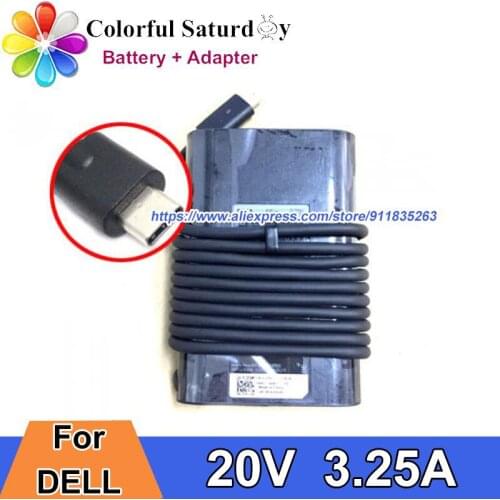 DA65NM170 For DELL XPS12 13 15 9250 XPS 9380 AC Adapter 5V 3A 9V 3A 15V 3A 20V 2.35A HDCY5 YOGA 5 PRO YOGA 910 Laptop Charger