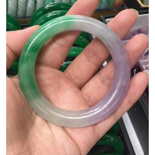 Free Shipping Beautiful Real Natural JADE Jadeite Bangle Round bar Bracelet fine jewelry three colours