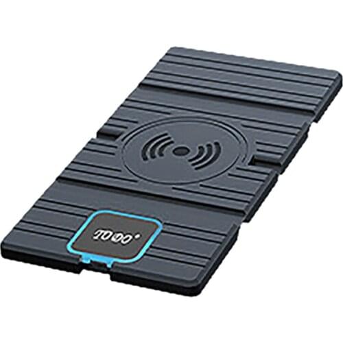 15W Silicone Wireless Car Charger Pad Foldable Fast Charging Base Station Phone Holder for iPhone 12 Pro Max Huawei