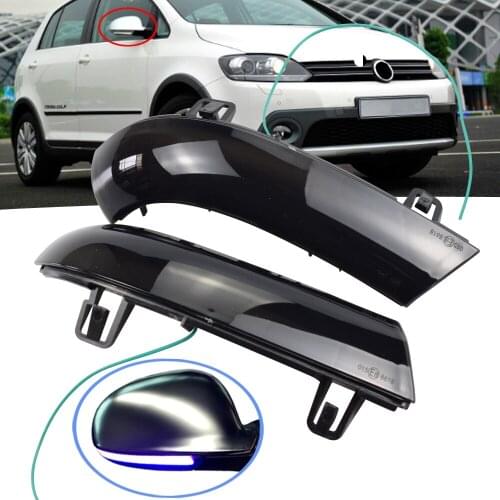 For VW GOLF 5 Plus Jetta MK5 Passat B6 EOS Dynamic Repeater Rear-View Mirror Indicator Blinker Flowing LED Turn Signal Light