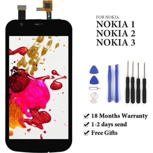 For Nokia 1 Nokia 2 N2 TA-1029 TA-1035 LCD Touch Screen No Dead Pixel Digitizer For Nokia 3 N3 TA-1032 LCD Display