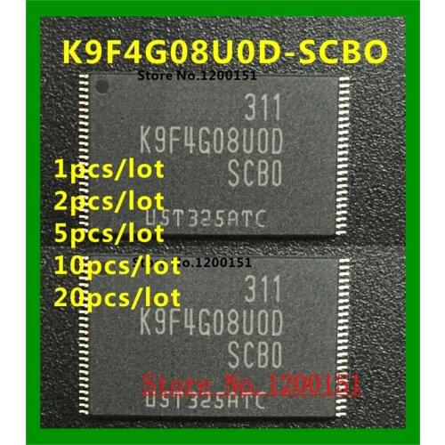 K9F4G08UOD K9F4G08U0D-SCBO SIBO/PIBO/PCBO TSOP48