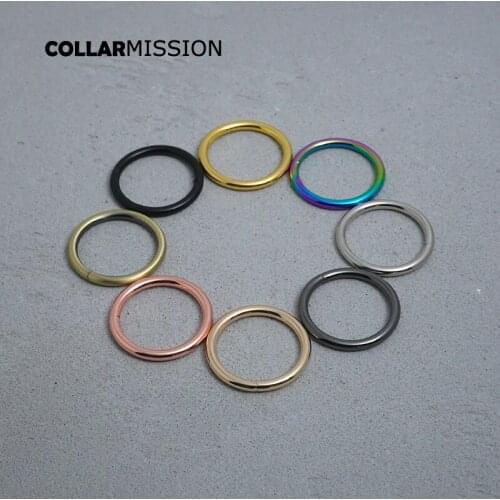 100pcs/lot Metal buckle for bag cat dog leash 30mm webbing o ring for backpack keychain diy accessory durable hardness 4 colours