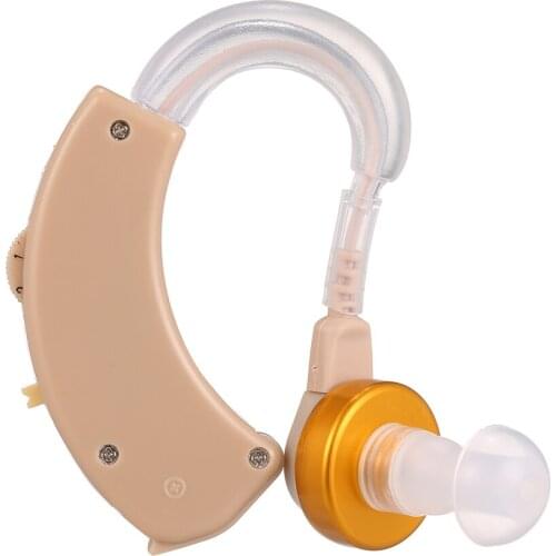 Mini Hearing Aids Battery Powered In Enhancement Ear Hearing Device For The Elderly & Adual Sound Amplifier With Storage Case