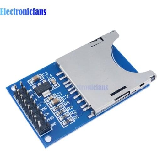 2PCS Reading And Writing Module For Arduino SD Card Module Slot Socket Reader ARM MCU