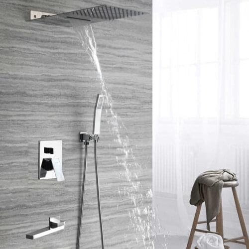 Shower faucet set only cold fist and hot mixer faucets Shower nozzle shower hand to bathroom faucets