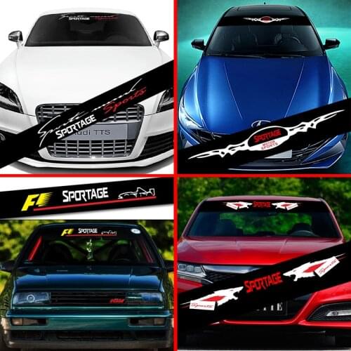 For Kia Sportage R Car Front Windshield Prevent Sunlight Reflection Stickers Decoration Decals Styling Parts Accessories
