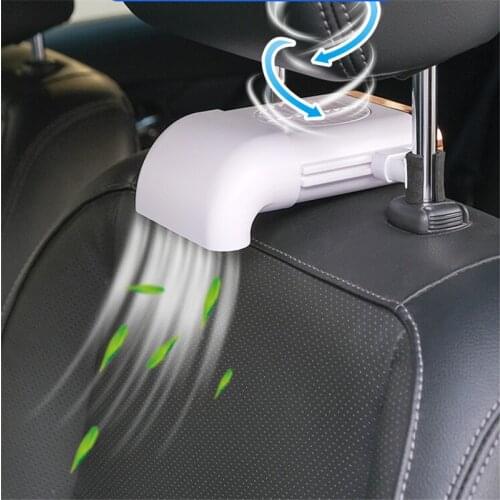 2020 new Portable Car Multi-function Air Cooler Powerful Quiet 3 Speed Backseat Cooling Fan