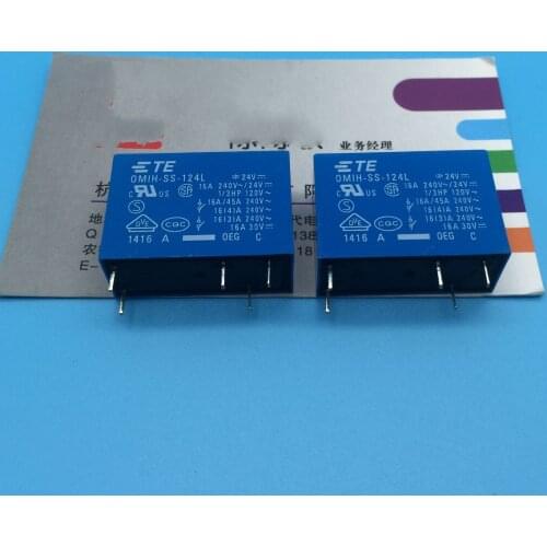 Original OMIH-SS-124L 5pin 16A 250VAC relays