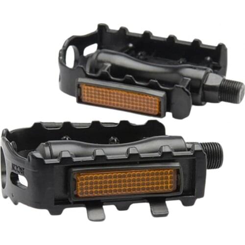 1Pair Road Bike Pedals Anti-rust Large Surface Bike Supplies Aluminum Alloy Bicycle Pedals for Most Bicycles