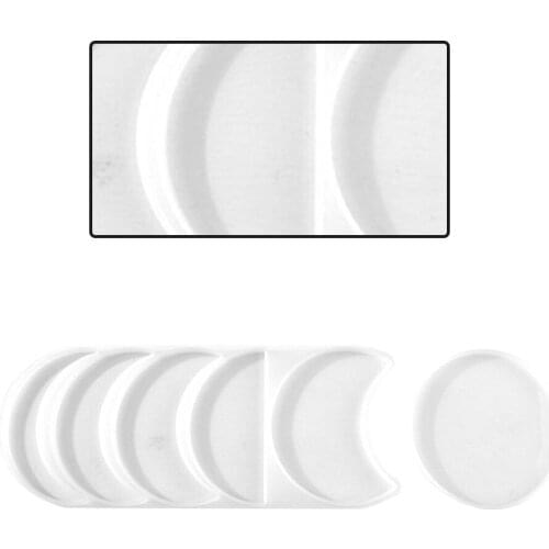 Silicone Mould Crystal Lunar Eclipse Mold Handmade DIY Art Crystal Epoxy Trinket Tray Starry Lunar Craft Tools Ornaments New