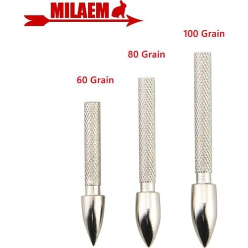 Archery Arrowhead ID4.2mm 60/80/100Gr Broadheads Arrow Point Tips Carbon Arrow Shaft Hunting Accessories