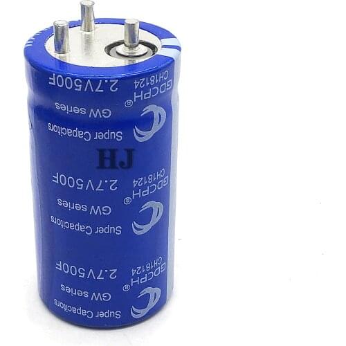 GDCPH 2.7V500F Super Farad Capacitor Automotive Rectifier 16V83F 2.7V500F brand new
