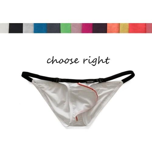 New Mens Underwear Ice Silk Briefs Solid Intouch Multies Colors Mans Daily Brief White Yellow Black Red High Quality 2Pcs/set