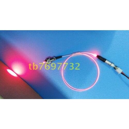 650nm pigtail Fiber laser 10mW-50mW red fiber laser Single mode FC/PC