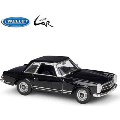 Welly 1:24 Mercedes Benz 230 SL/Benz 220 Classic Model Diecast Car Metal Toy Decoration Collection Crafts