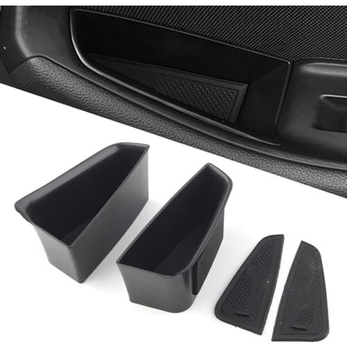 2PCS Car Rear Door Storage Box Organizer Container Holder For Audi A3/S3 2014-2018