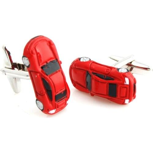 YHPQ-0003 Novelty Vivid 3D Sedan Car Cufflinks - Factory Direct Wholesale