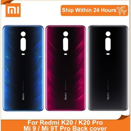 For Xiaomi mi 9T MI 9T Pro 9Tpro Back Cover Battery For XIAOMI Redmi K20 K20 Pro Case Rear Housing Cover Replacement Parts