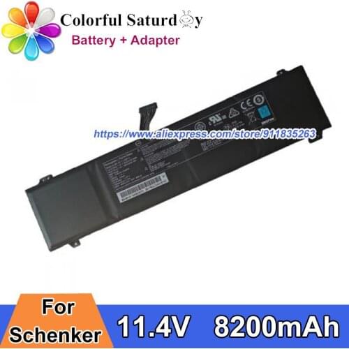 11.4V 8200mAh GKIDT-03-17-3S2P-0 Battery For Schenker XMG Fusion 15 XFU15L19 XPG XENIA 15 Li-Polymer Battery GKIDT-00-13-3S2P-0