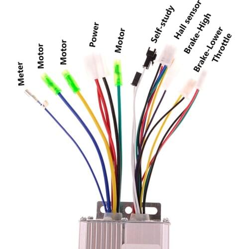 Electric Bicycle Accessories 36V/48V Electric Bike 350W Brushless DC Motor Controller For Electric Bicycle E-bike Scooter